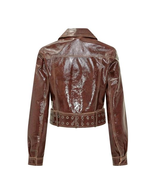 DIESEL Jassen ,Rood ,Giacca in het Brown