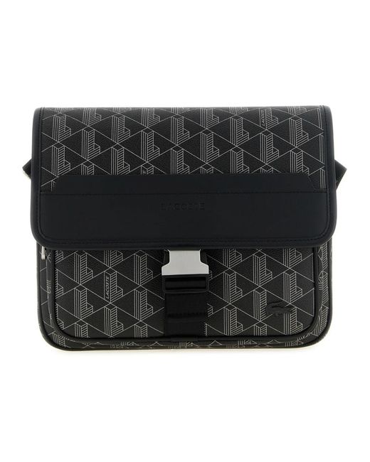 Lacoste Black Cross Body Bags for men