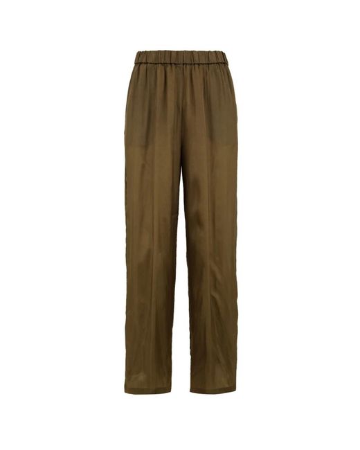 Aspesi Broeken ,Groen ,Katoen Rechte Broek in het Green