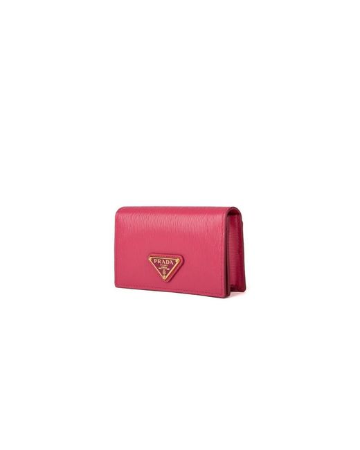 Wallets & Cardholders Prada de color Pink