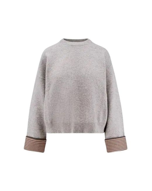 Brunello Cucinelli Gray Cashmere Knitwear