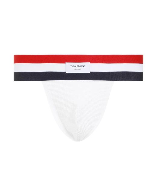 Thom Browne White Bottoms for men