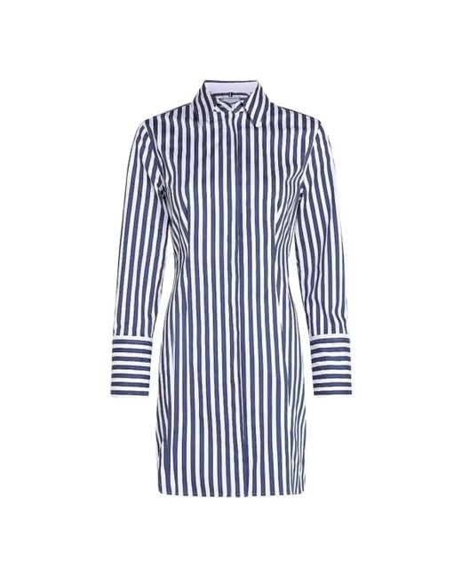 Tommy Hilfiger Blue Shirt Dresses