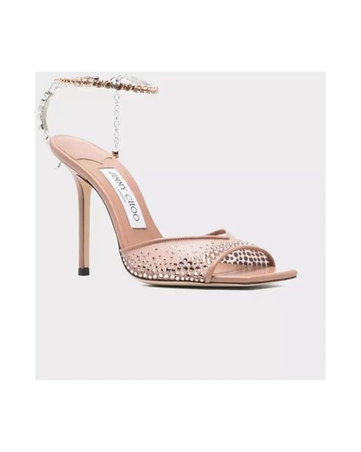 Jimmy Choo Pink High Heel Sandals