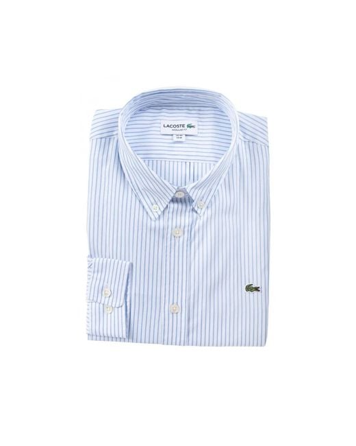 Lacoste Blue Formal Shirts for men