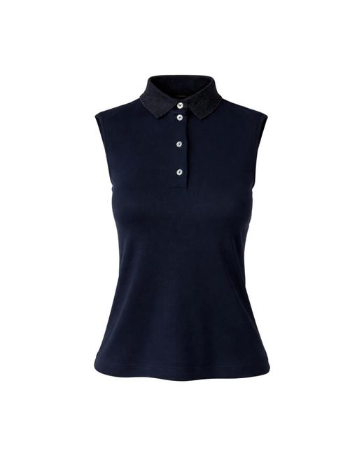 Gran Sasso Blue Polo Shirts