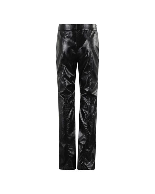 FEDERICA TOSI Gray Straight Trousers
