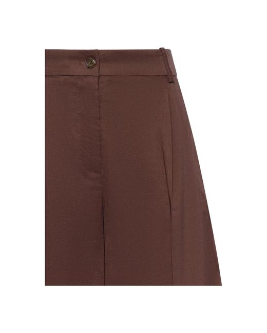 Pinko Brown Long Shorts