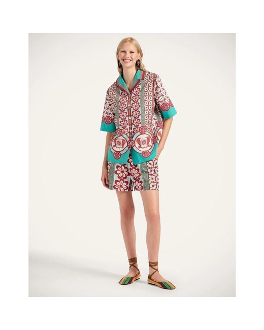 LaDoubleJ Red Casual Shorts