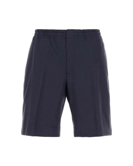 Zegna Blue Casual Shorts for men
