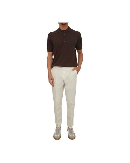 Paolo Pecora Brown Polo Shirts for men