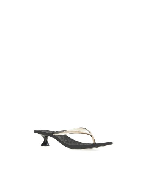 Tory Burch Black Heeled Mules