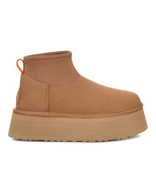 Ugg Brown Classic Mini Dipper Suede Boots