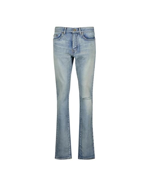 Saint Laurent Blue Bootcut Jeans