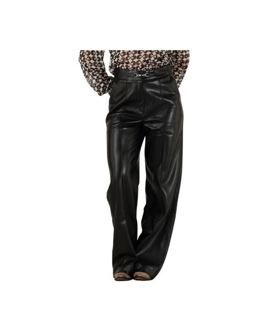 Aaiko Black Schwarze Straight Fit Hose