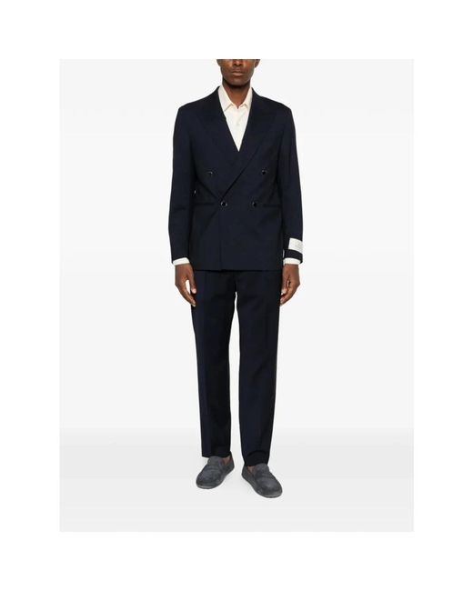 Barena Blue Suit Trousers for men