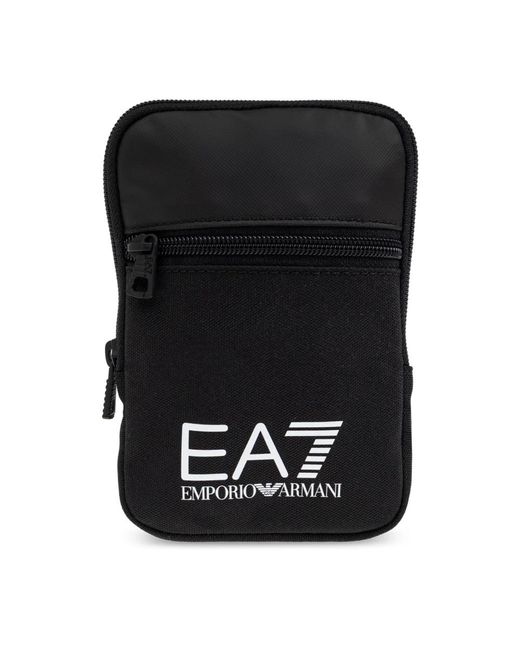EA7 Black Schultertasche Mit Logo
