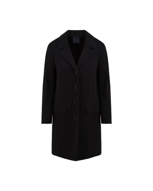 Elegante cappotto nero modello 00703 di Aspesi in Black