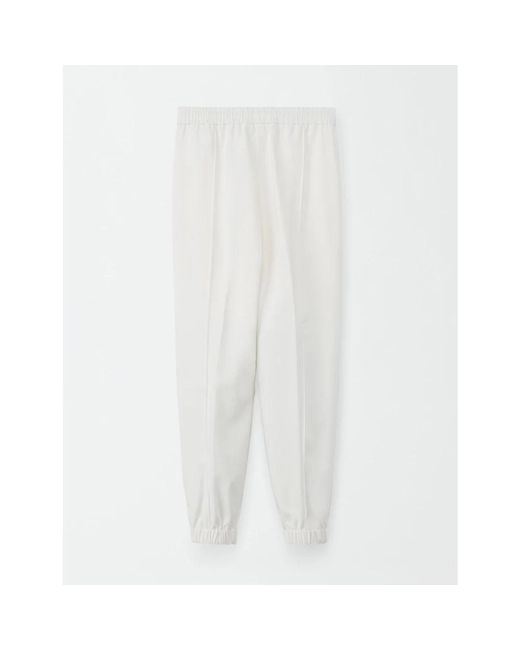 Trousers > sweatpants Fabiana Filippi en coloris White