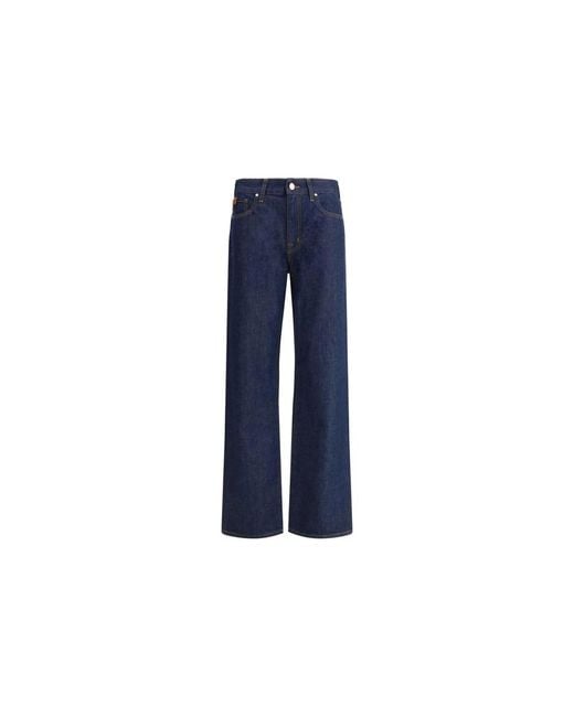 Jacob Cohen Blue Klassische straight leg jeans mit fünf taschen