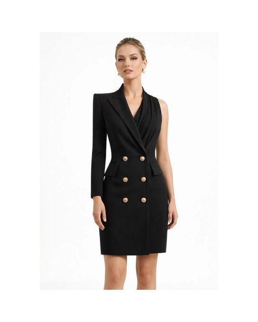 Babylon Black Shirt Dresses