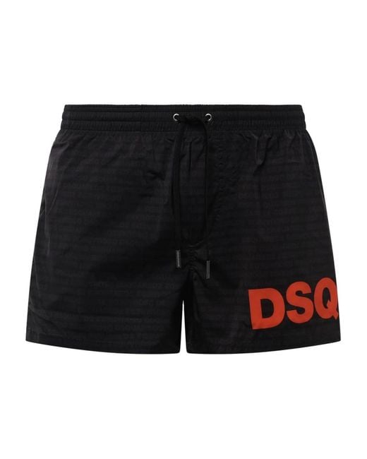 DSquared² Black Beachwear for men