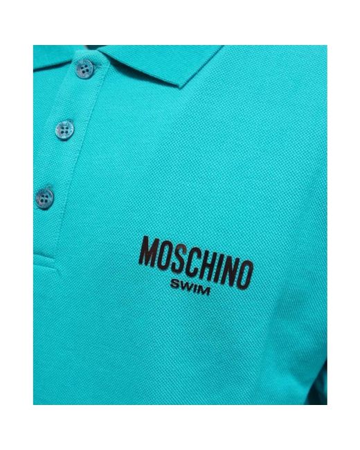 Tops > polo shirts Moschino pour homme en coloris Blue