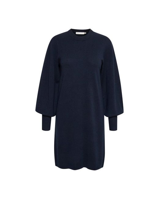 Inwear Blue Knitted Dresses
