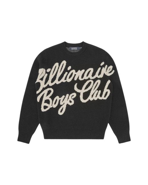 BBCICECREAM Black Round-Neck Knitwear for men