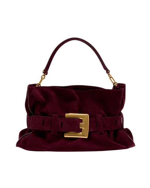 Balmain Purple Shoulder Bags