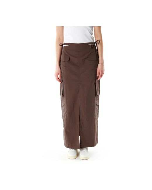 Daily Paper Maxi Skirts in het Brown