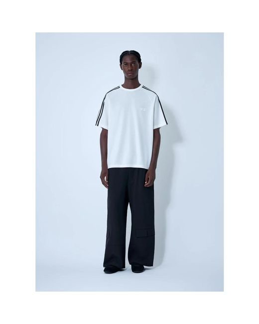 Y-3 Blue T-Shirts for men