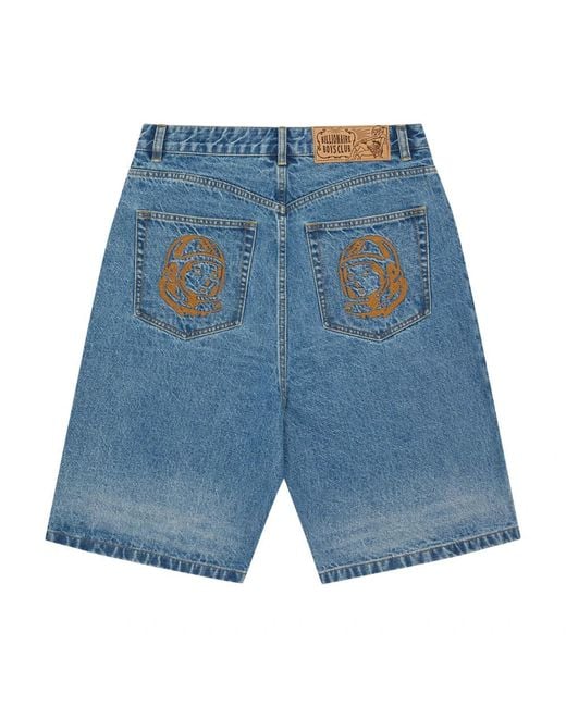 BBCICECREAM Blue Denim Shorts for men