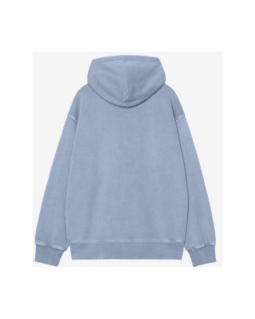 Carhartt Hoodies & Sweatvesten ,Blauw ,Katoen Nelson Hooded Jacket in het Blue voor heren