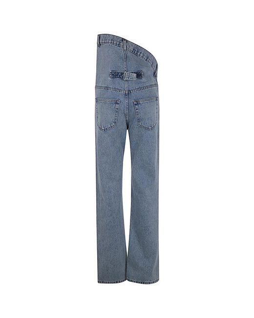 Y. Project Blue Straight Jeans for men