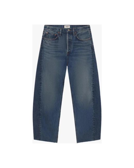 Agolde Luna Wide Jeans in het Blue