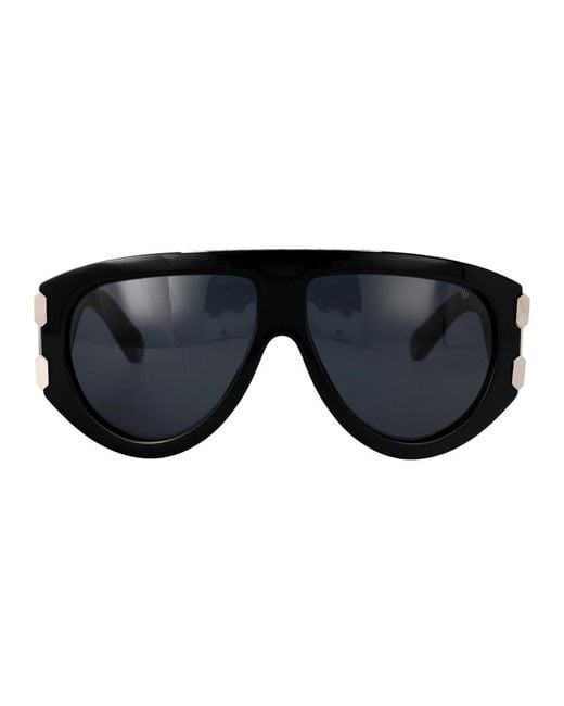 Philipp Plein Black Sunglasses for men