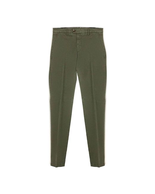 BRIGLIA Green Chinos for men