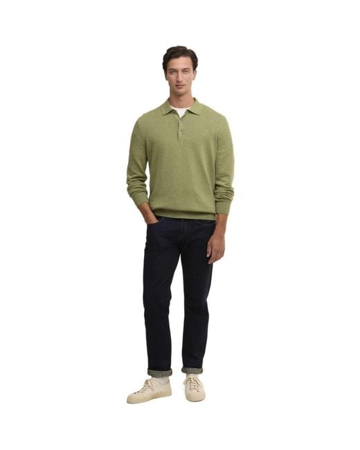 Barbour Green Polo Shirts for men