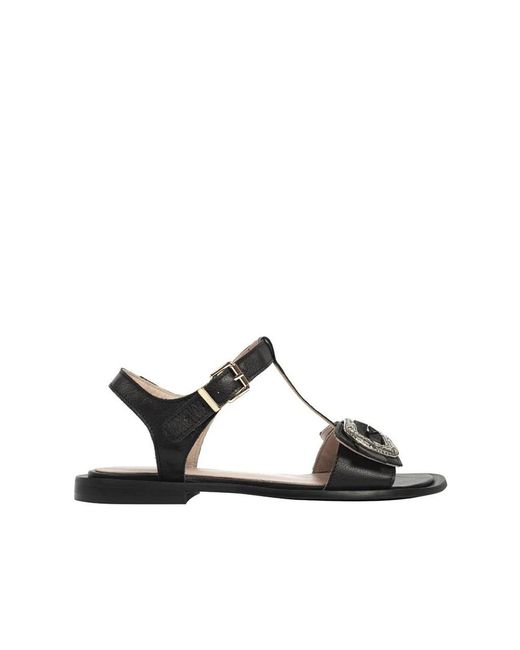 Flat Sandals L37 en coloris Black