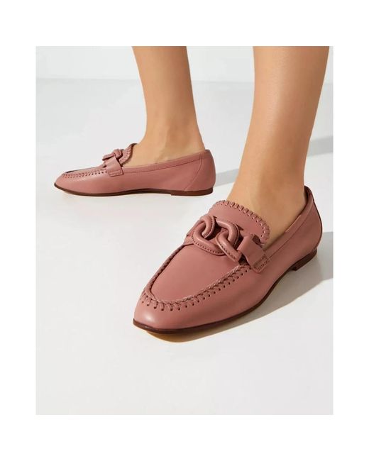 Tod's Pink Loafers
