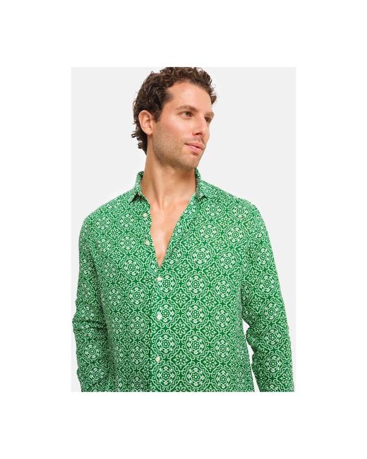 Peninsula Casual shirts in Green für Herren