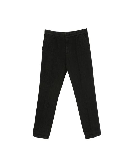 Dondup Black Straight Fit Jeans for men