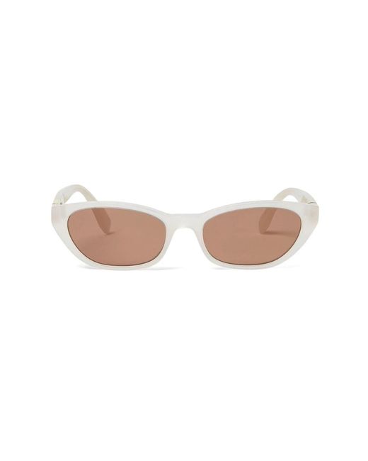 Fendi White Sunglasses