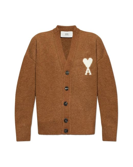 Cardigans AMI de color Brown