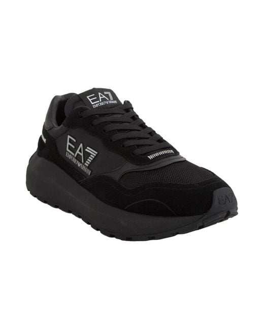 EA7 Black Sneakers for men