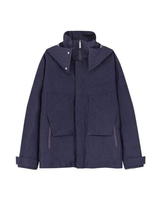 Laminar Jassen ,Zwart ,Polyester 3L Gore-Tex Parka in het Blue voor heren