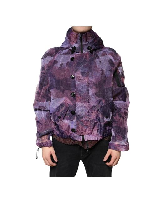 Dolce & Gabbana Purple Light Jackets for men