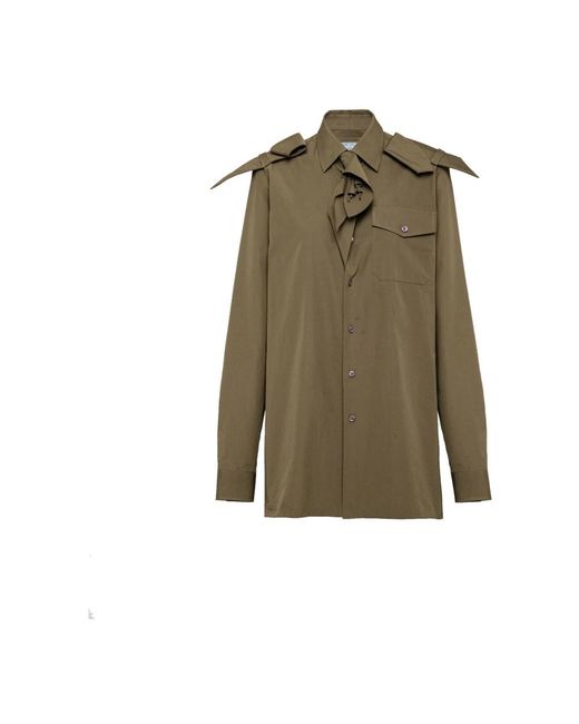 Prada Green Shirts