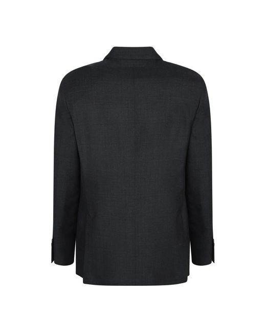 Lardini Jassen ,Blauw ,Wol Blauwe Blazer Voor Mannen Aw 25 in het Black voor heren